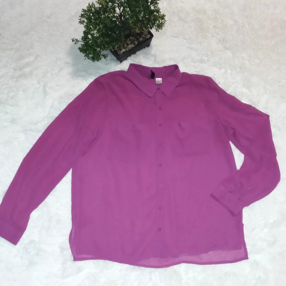 Divided H & M Long Sleeve Blouse